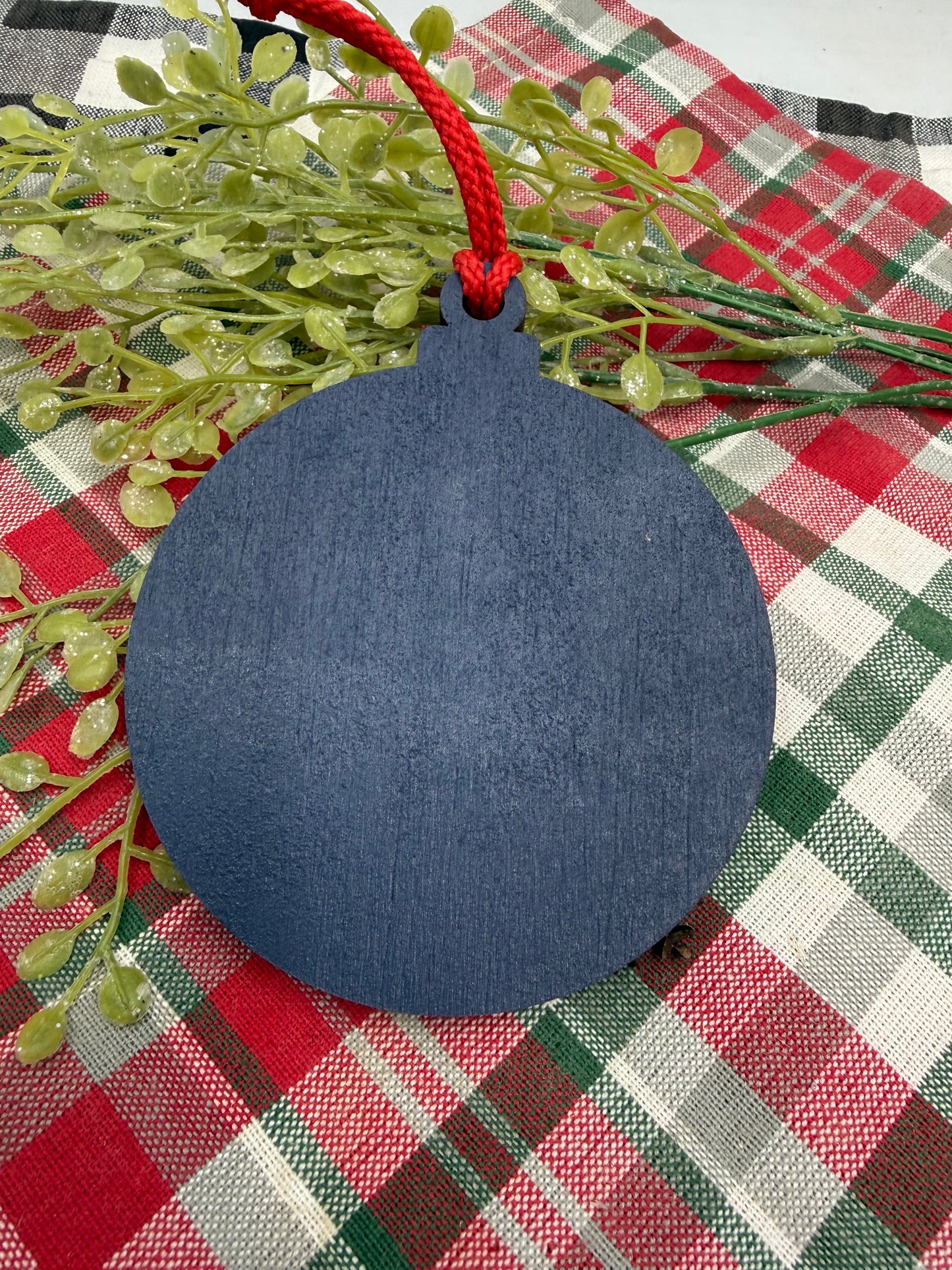 Personalized Cardinal Memorial Ornament: Laser Engraved Wood, In Loving Memory - Bereavement Funeral Keepsake