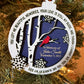 Personalized Cardinal Memorial Ornament: Laser Engraved Wood, In Loving Memory - Bereavement Funeral Keepsake