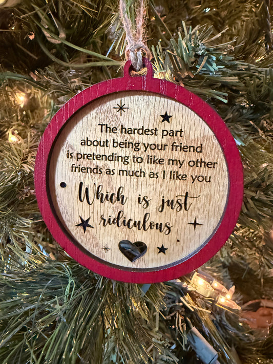 Best Friend Ornament Gift for Your Bestie BFF Christmas