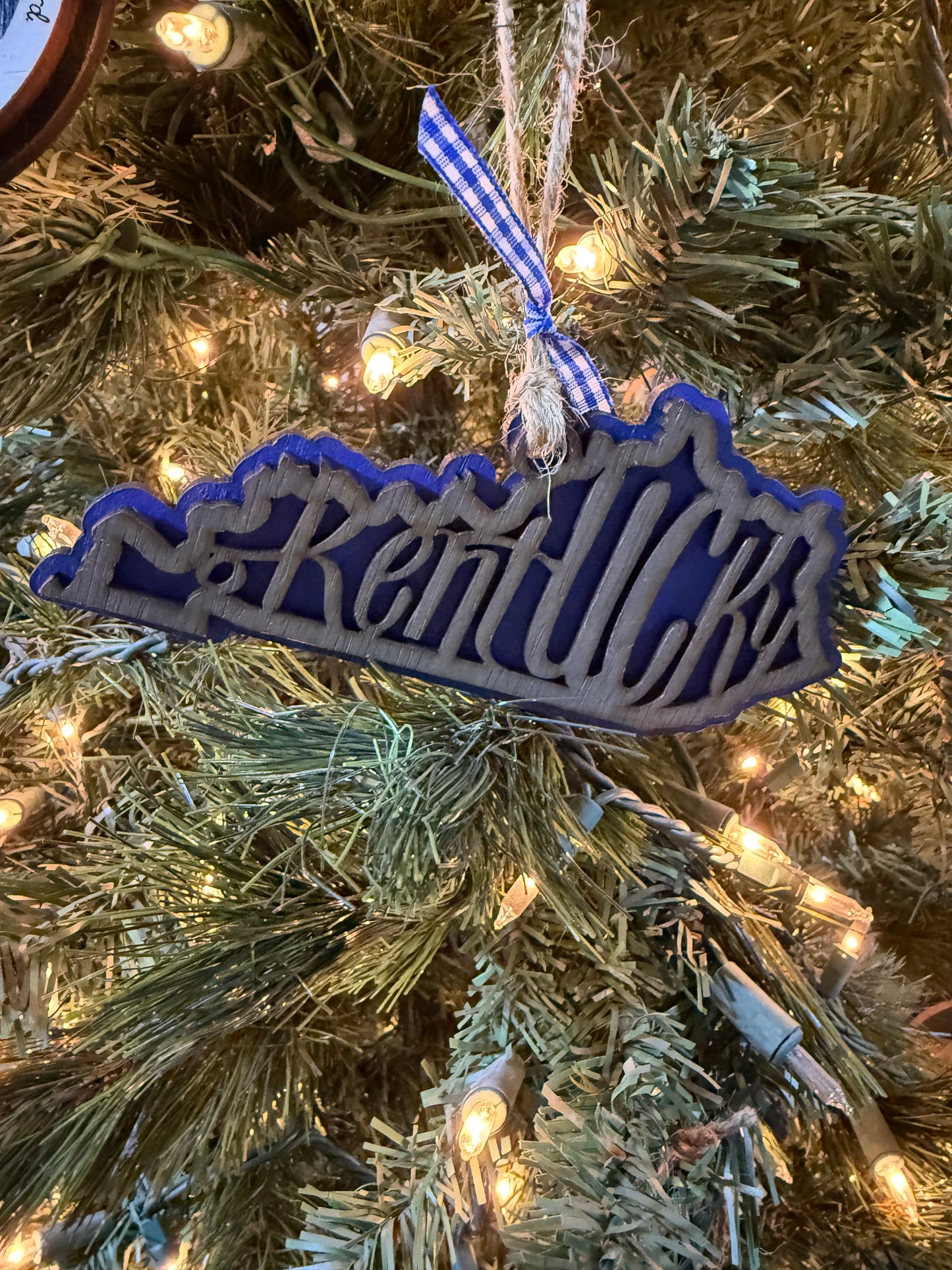 Kentucky Blue and Gray Christmas Ornament for your Kentucky Tree!!