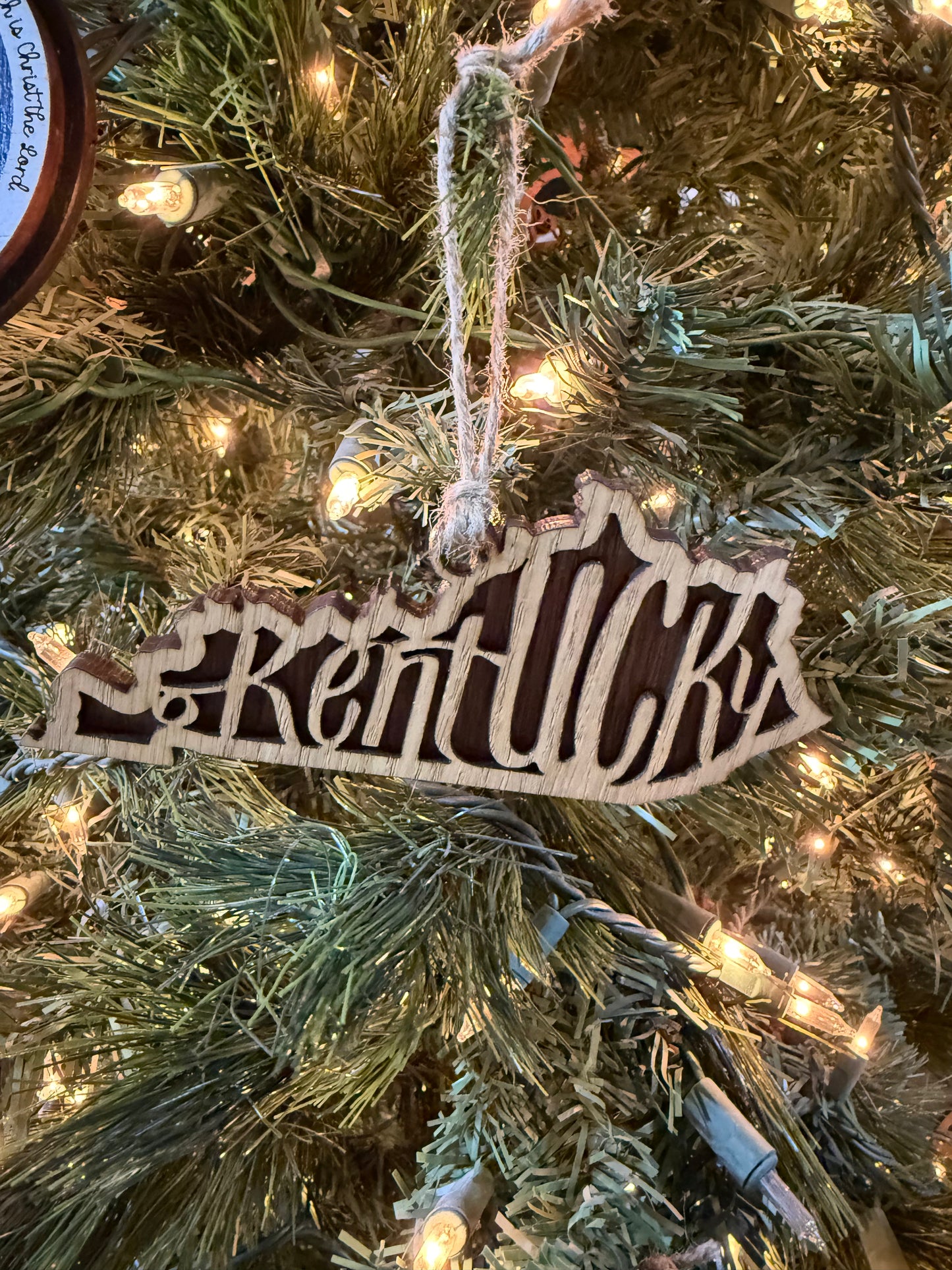 Kentucky Wood Christmas Ornament for your Kentucky Tree!!
