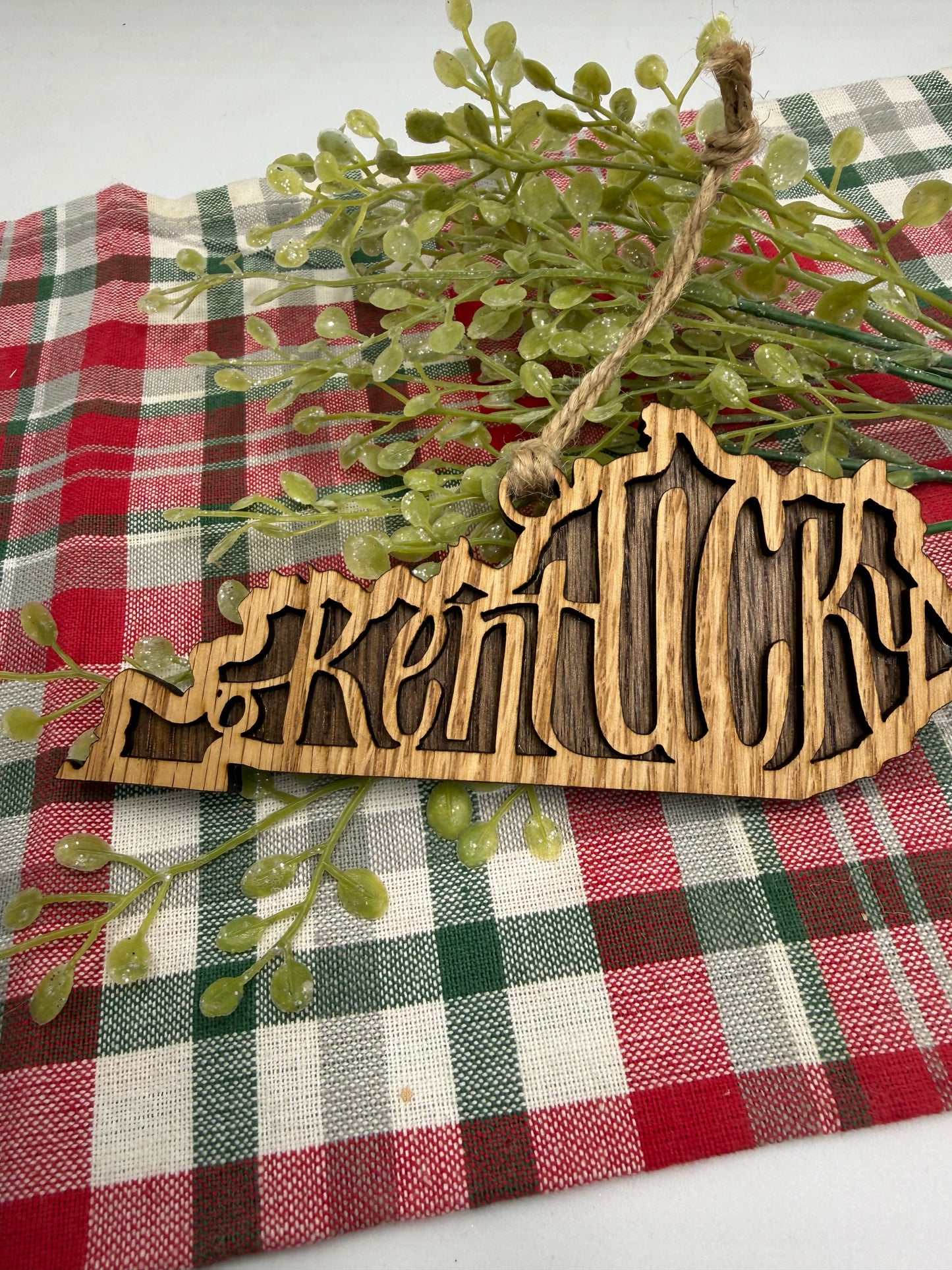Kentucky Wood Christmas Ornament for your Kentucky Tree!!