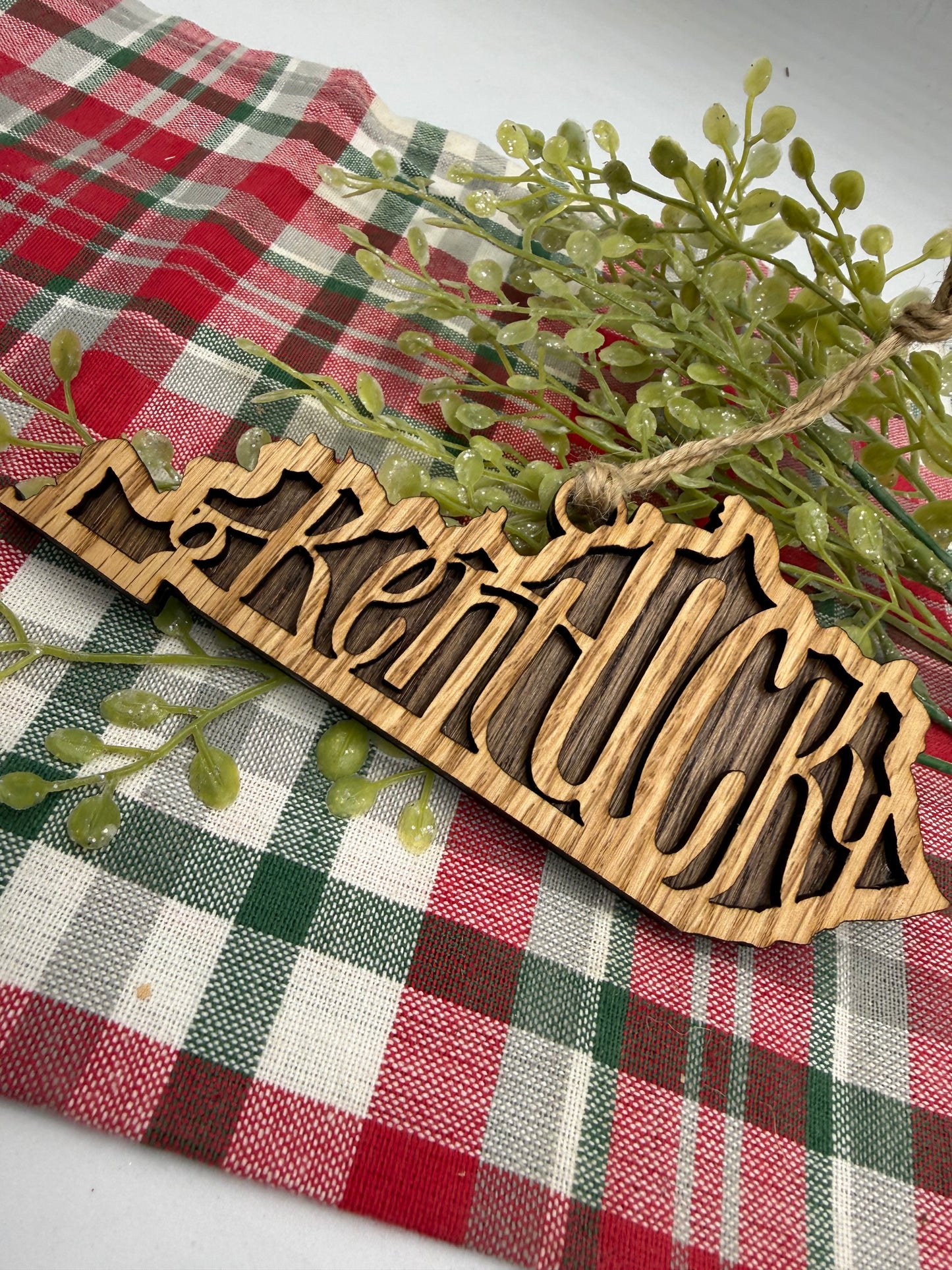 Kentucky Wood Christmas Ornament for your Kentucky Tree!!