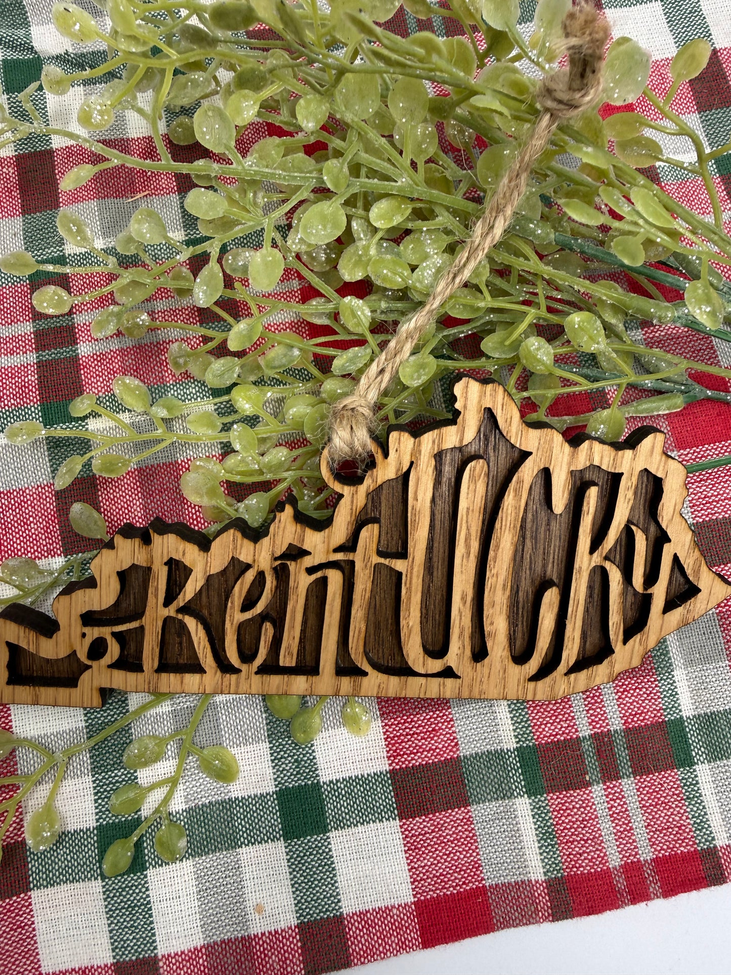 Kentucky Wood Christmas Ornament for your Kentucky Tree!!
