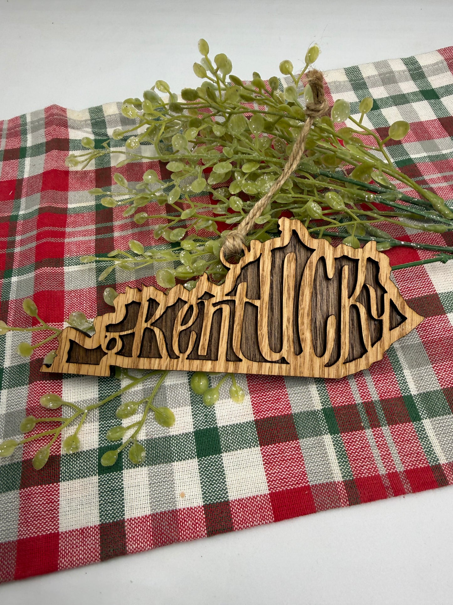 Kentucky Wood Christmas Ornament for your Kentucky Tree!!