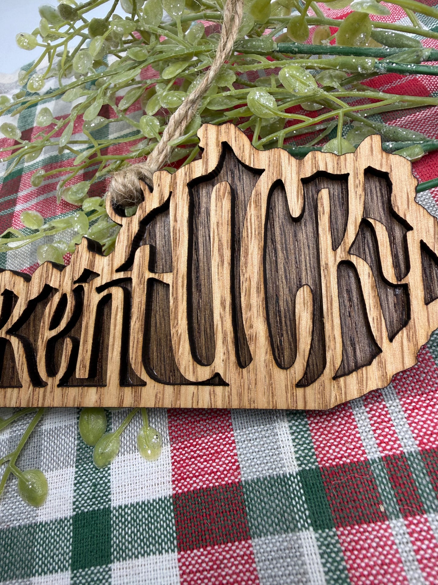 Kentucky Wood Christmas Ornament for your Kentucky Tree!!