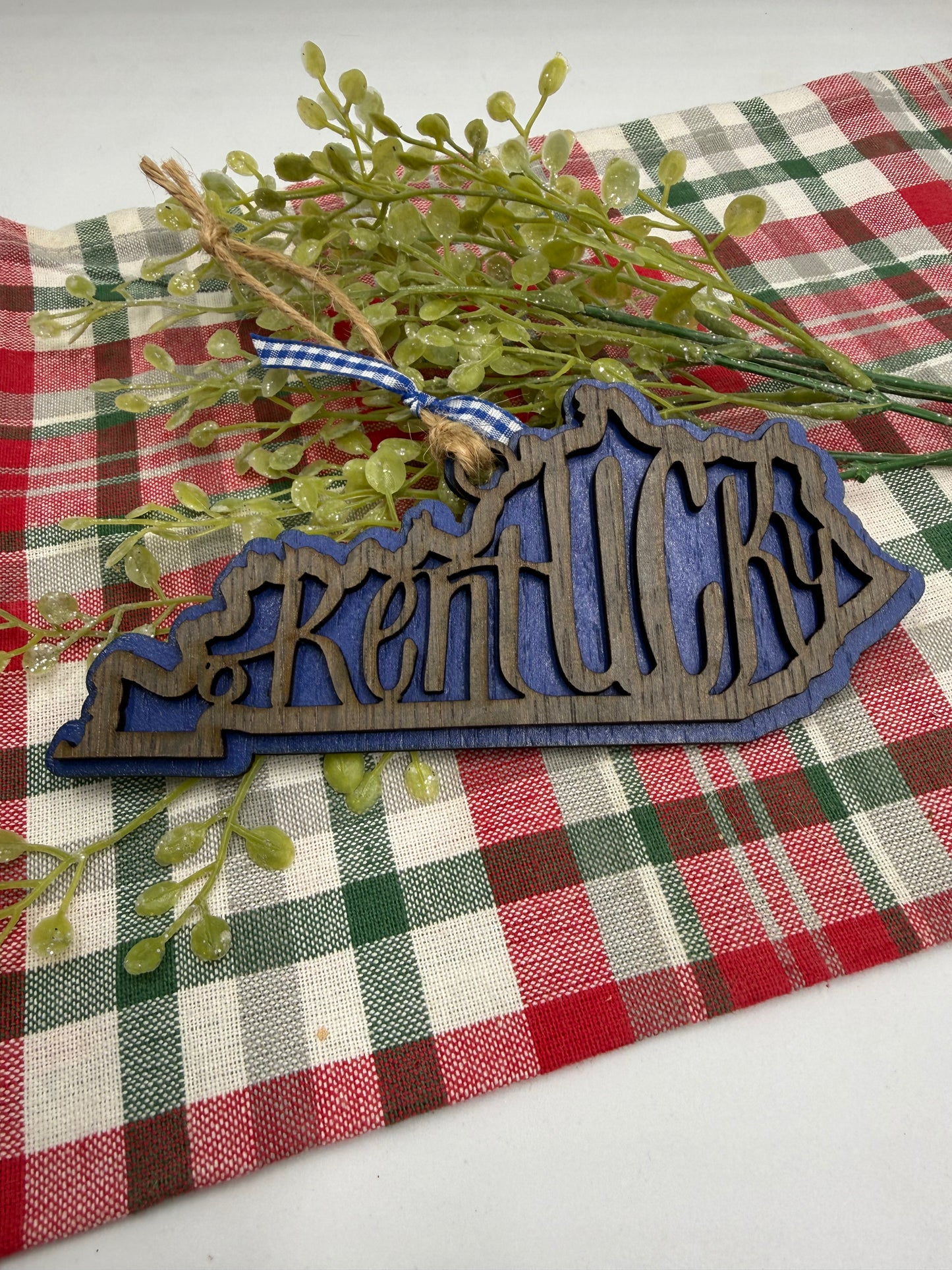 Kentucky Blue and Gray Christmas Ornament for your Kentucky Tree!!