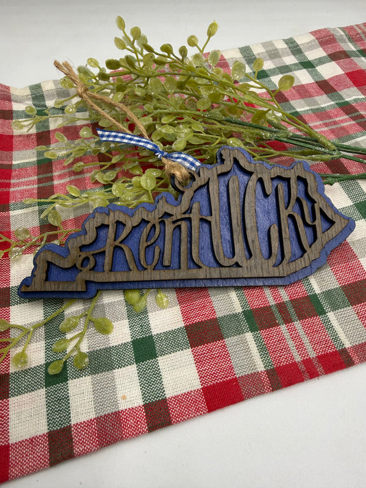 Kentucky Blue and Gray Christmas Ornament for your Kentucky Tree!!