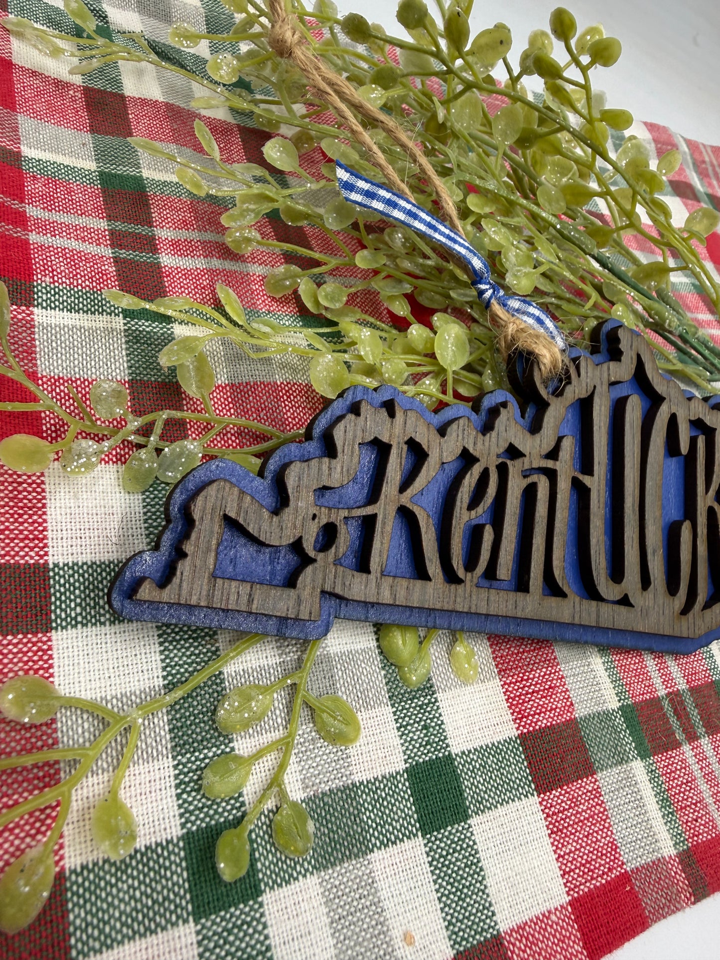 Kentucky Blue and Gray Christmas Ornament for your Kentucky Tree!!