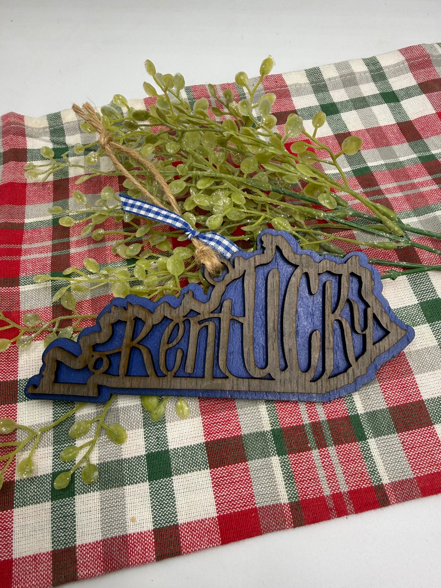 Kentucky Blue and Gray Christmas Ornament for your Kentucky Tree!!
