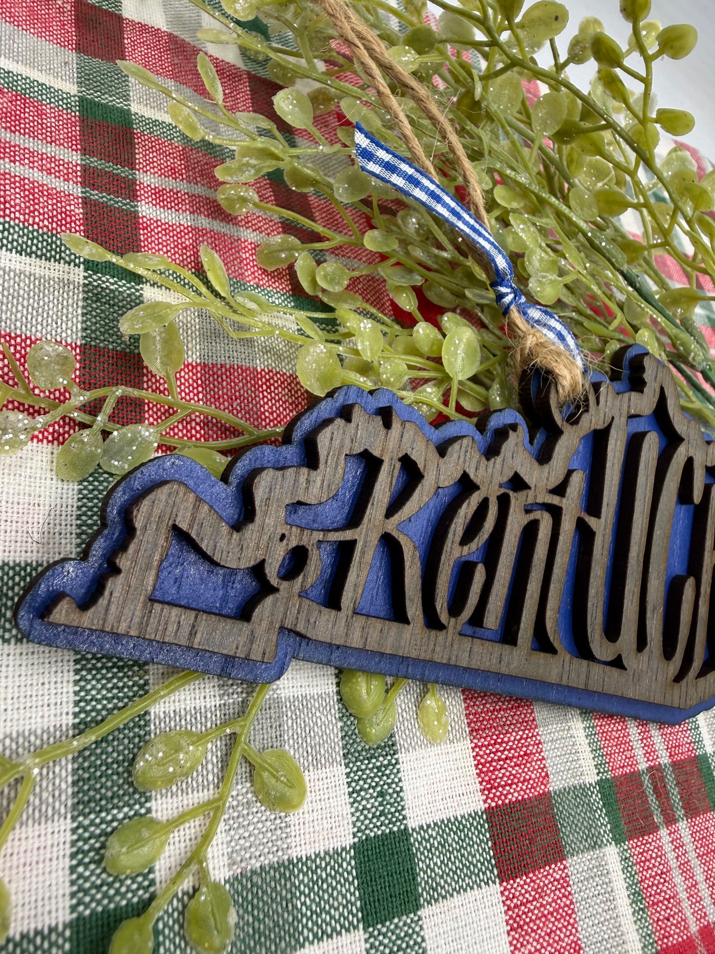 Kentucky Blue and Gray Christmas Ornament for your Kentucky Tree!!
