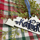 Kentucky Blue & White Christmas Ornament for your Kentucky Tree!