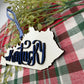 Kentucky Blue & White Christmas Ornament for your Kentucky Tree!