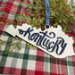 Kentucky Blue & White Christmas Ornament for your Kentucky Tree!