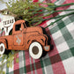 Texas Old Truck State Pride Big Tex Orange Christmas Ornament Tree Decor