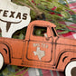 Texas Old Truck State Pride Big Tex Orange Christmas Ornament Tree Decor
