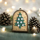 Personalized Family Christmas Tree Ornament Customized Laser Cut Wooden Decor Holiday Keepsake
