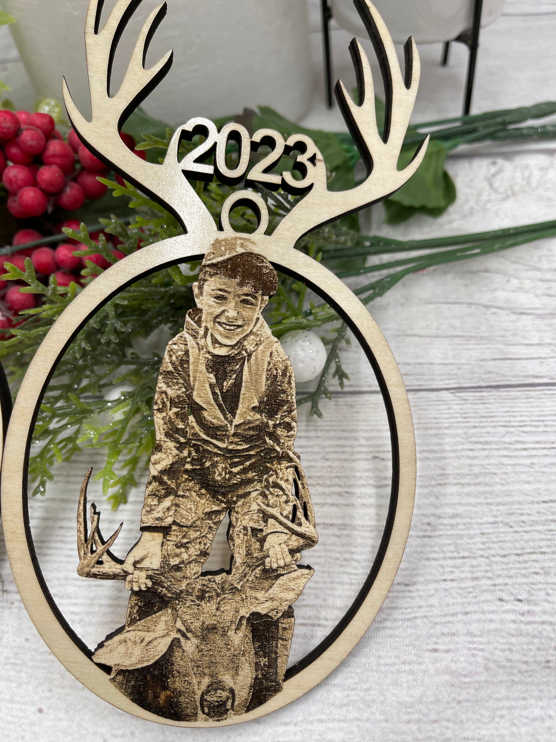 Sportsman's Christmas Ornament - Hunting & Fishing