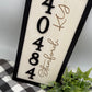 Farmhouse Zip Code City State Sign – Personalized Rustic Wood Sign | Custom Home Town Wall Décor | Housewarming Gift for New Home