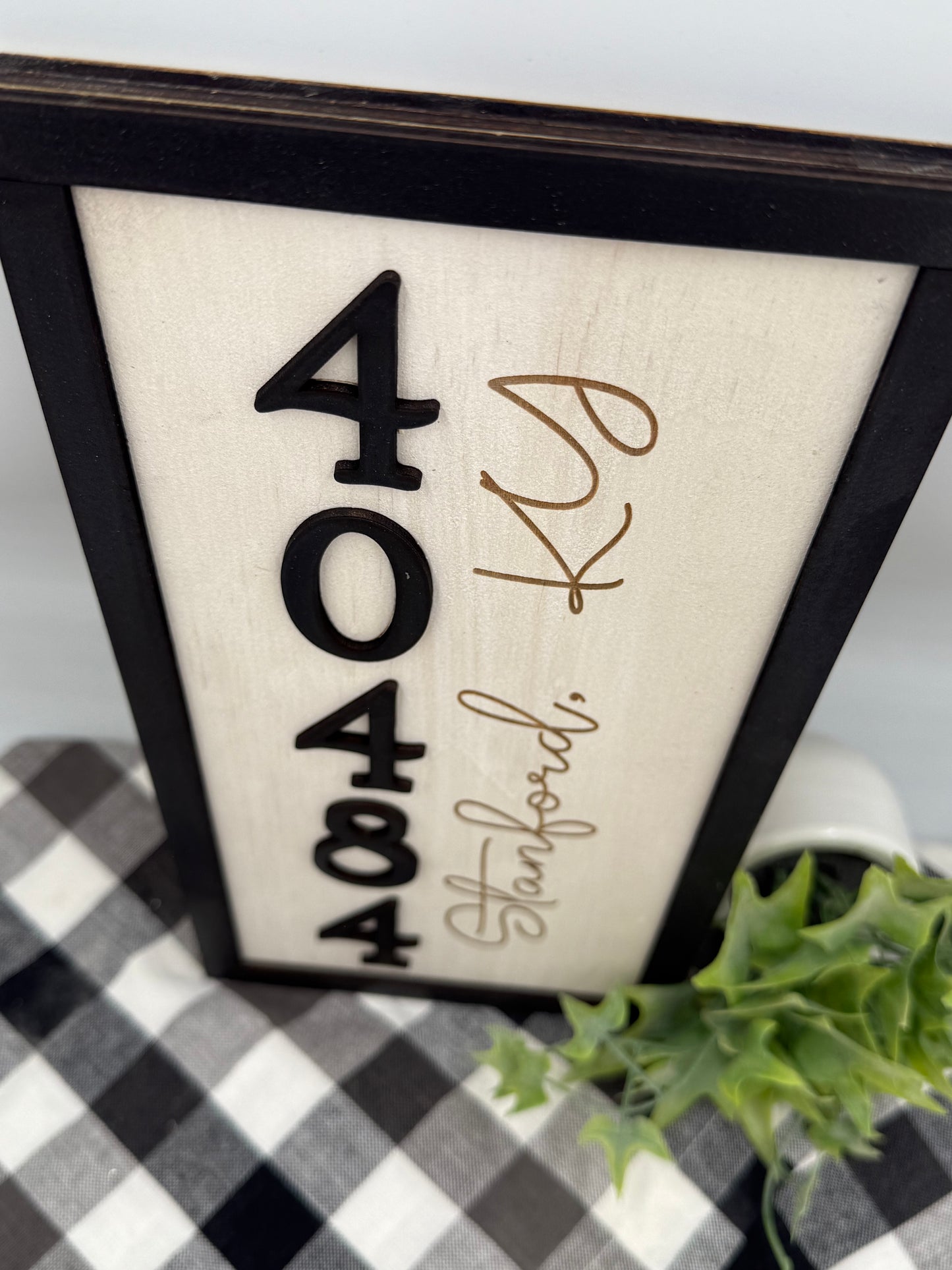 Farmhouse Zip Code City State Sign – Personalized Rustic Wood Sign | Custom Home Town Wall Décor | Housewarming Gift for New Home