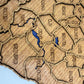 Original West Virginia wooden county map photo 4