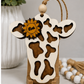 Personalized Cow Car Charm