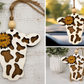 Personalized Cow Car Charm