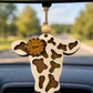 Personalized Cow Car Charm