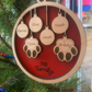 Personalized Our Family Christmas ornament with family and pet names