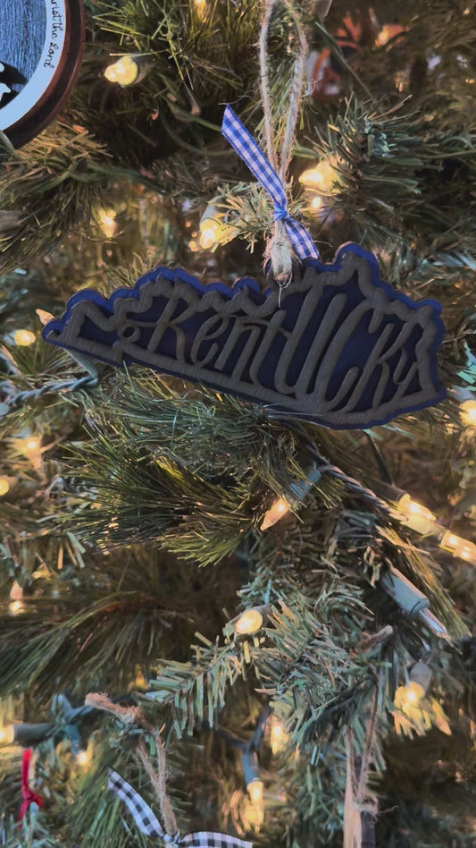 Kentucky Blue and Gray Christmas Ornament for your Kentucky Tree!!