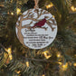 Personalized Cardinal Memorial Ornament | Laser Cut Wooden Remembrance Ornament | Sympathy Gift | In Memory Of Christmas Keepsake
