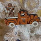 Cincinnati Football Tiger Truck Ornament, Wooden Sports Fan Christmas Decor, Handcrafted Team Gift