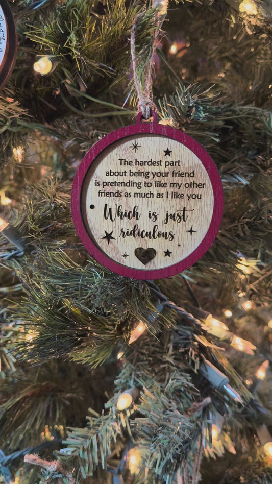 Best Friend Ornament Gift for Your Bestie BFF Christmas