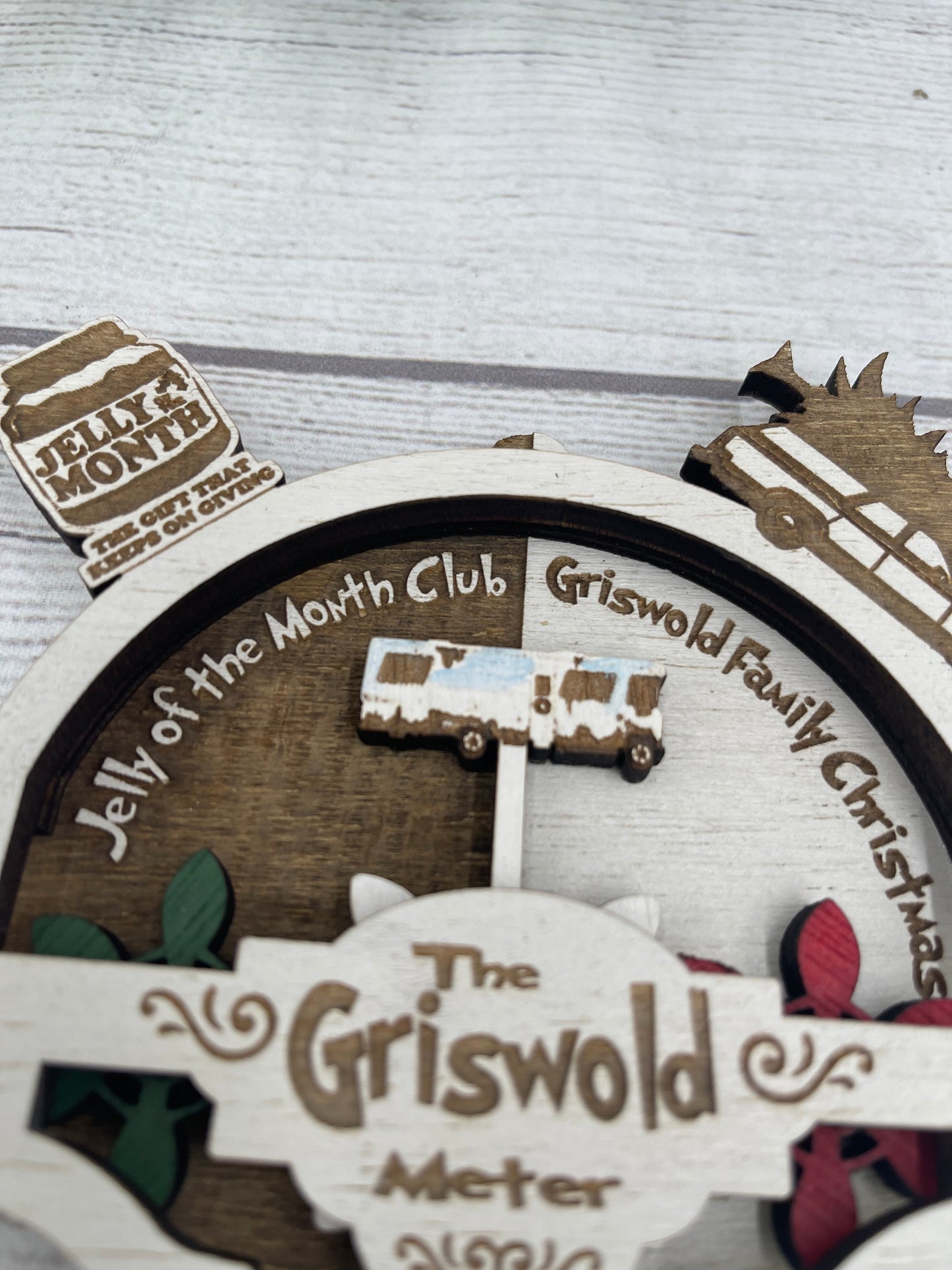 The Griswold Meter Christmas Vacation Inspired Ornament - Jelly of the Month or Griswold Family Christmas - Moveable Gears