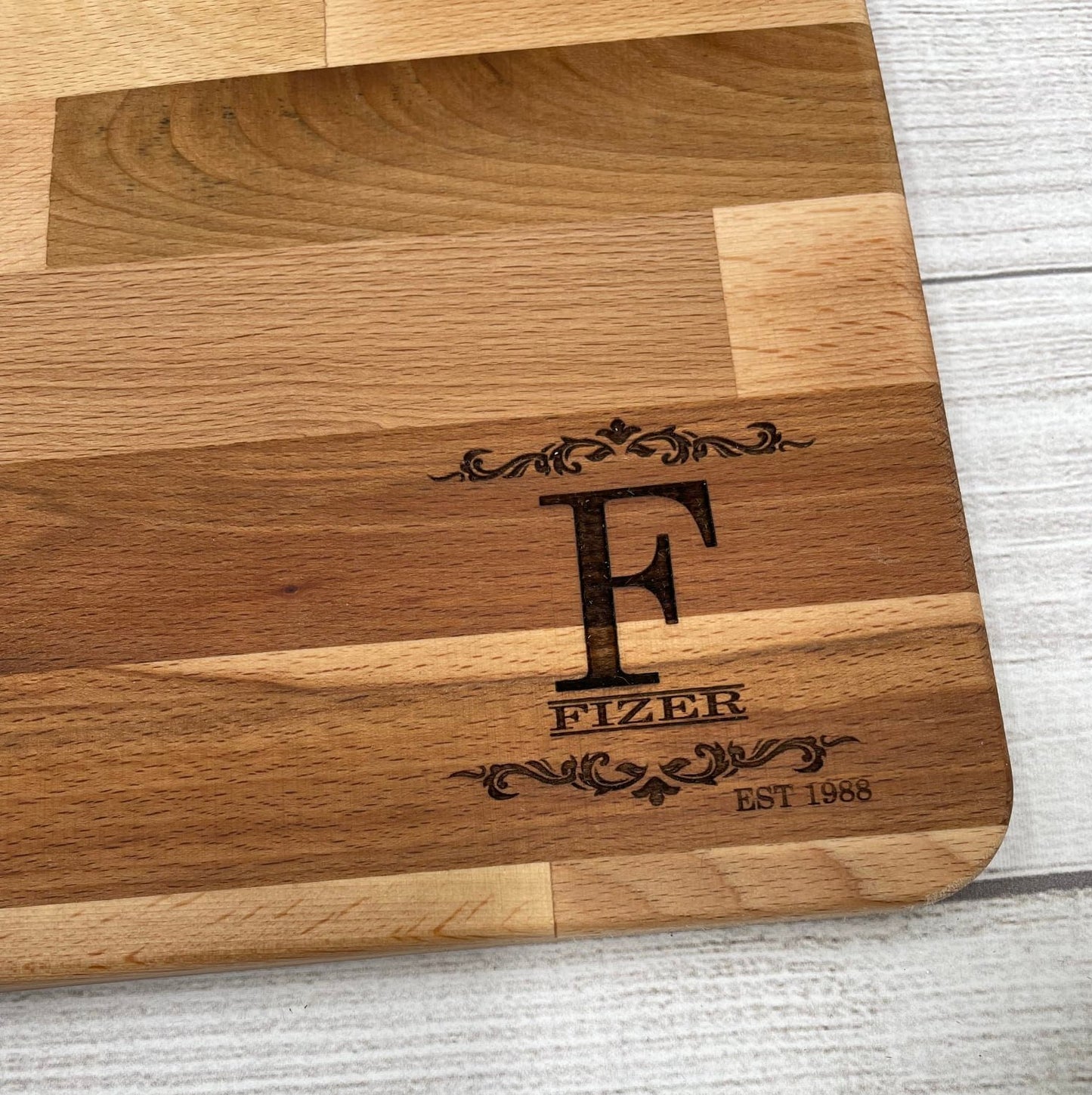 Cutting Board Monogram Personalized Mother's Day Gift