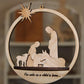 5" Nativity Ornament - Personalization Available